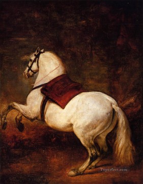 馬 Painting - 白馬 ディエゴ・ベラスケス